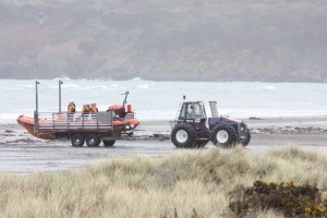 Poppit Sands RNLI after practice